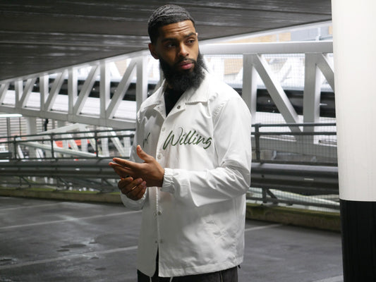 Coach Jacket - White X Green