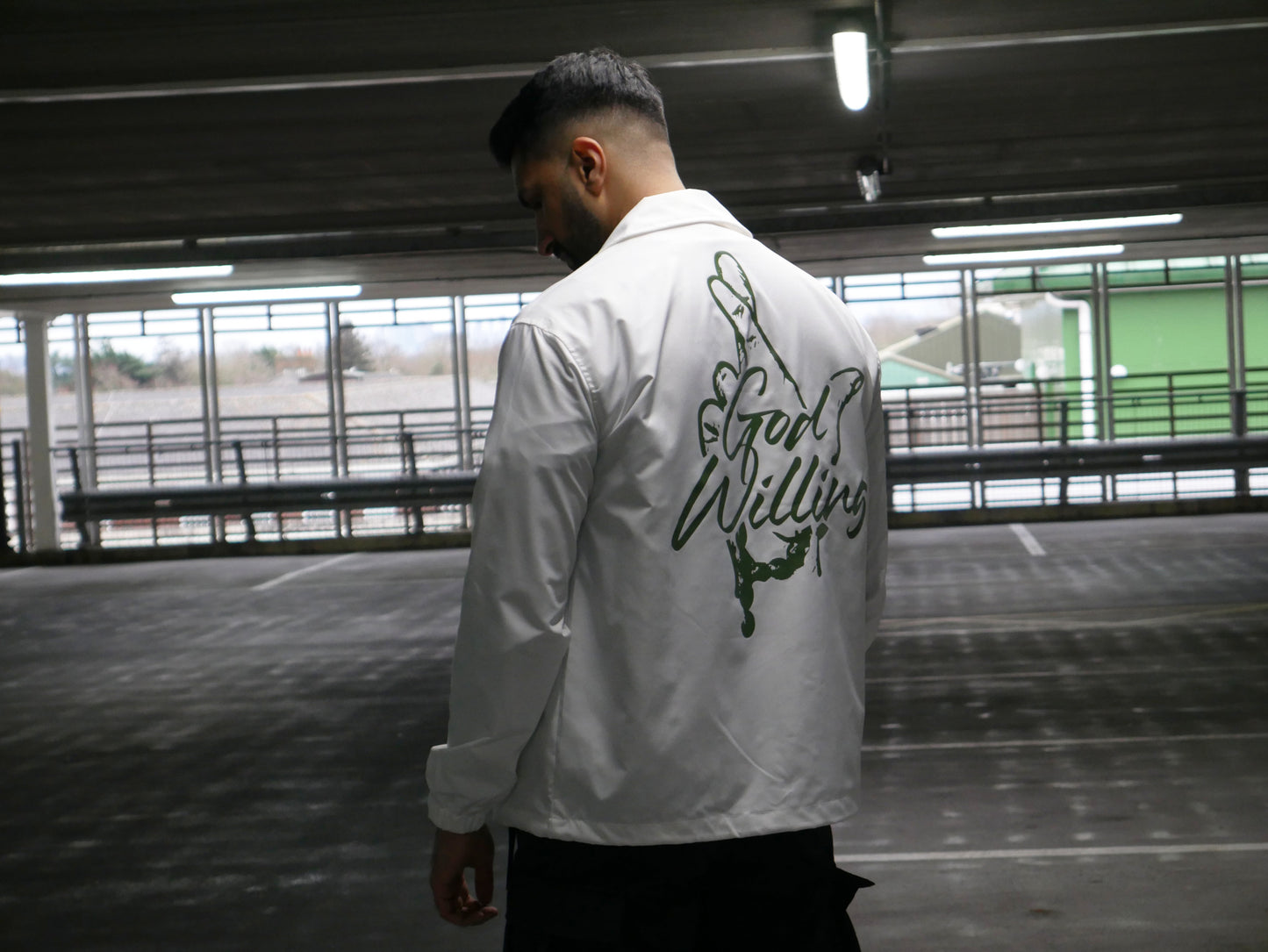 Coach Jacket - White X Green